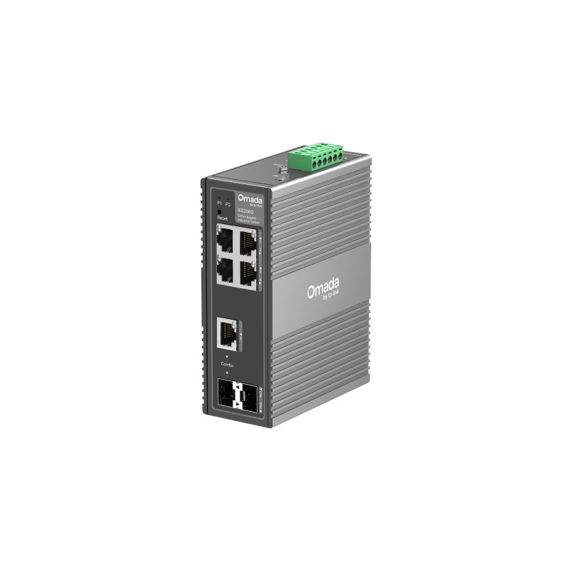 TP-Link Omada IES206G verkkokytkin Hallittu Gigabit Ethernet (10 100 1000) Musta