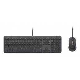 Logitech 920-013347 näppäimistö Sisältää hiiren Koti  Toimisto USB QWERTY Pohjoismainen Grafiitti