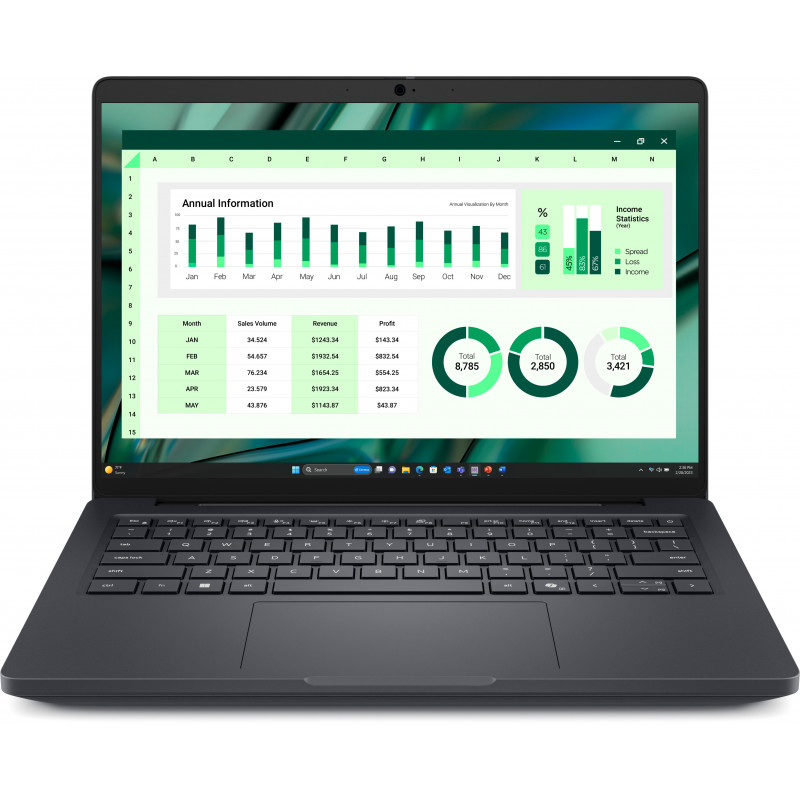 DELL Pro Max 14 MC14250 Intel Core Ultra 7 265H Mobiilityöasema 35,6 cm (14") Full HD+ 16 GB LPDDR5x-SDRAM 512 GB SSD NVIDIA