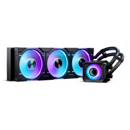 Phanteks PH-GO360D30_DBK02 Tietokoneen jäähdytysjärjestelmä Suoritin All-in-one-nesteenjäähdytin 12 cm Musta 1 kpl
