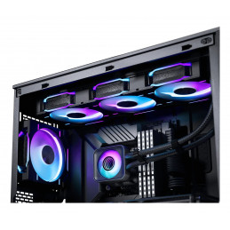 Phanteks PH-GO360D30_DBK02 Tietokoneen jäähdytysjärjestelmä Suoritin All-in-one-nesteenjäähdytin 12 cm Musta 1 kpl