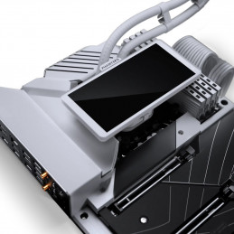 Phanteks Glacier One 360M25 LCD Suoritin All-in-one-nesteenjäähdytin 12 cm Valkoinen 1 kpl