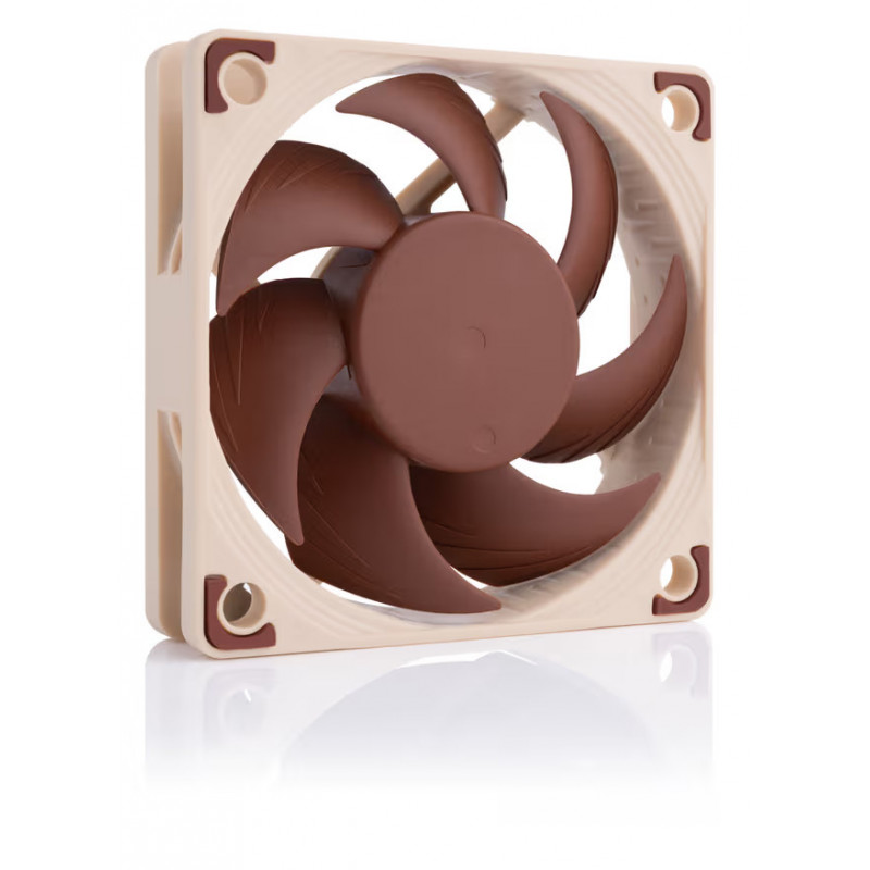 Noctua NF-A6X15 FLX Tietokoneen jäähdytysjärjestelmä Tietokonekotelo Tuuletin 6 cm Ruskea 1 kpl