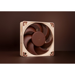 Noctua NF-A6X15 5V Tietokoneen jäähdytysjärjestelmä Tietokonekotelo Tuuletin 6 cm Ruskea 1 kpl