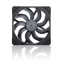 Noctua NF-A14X25 G2 PWM SX2-PP CHROMAX.BLACK Tietokoneen jäähdytysjärjestelmä Tietokonekotelo Tuuletin 14 cm Musta 2 kpl