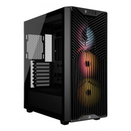 Corsair 3200D RS ARGB Mid-Tower PC Case - Smoke Midi Tower Musta