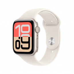 Apple Watch SE (3nd generation) OLED 44 mm Digitaalinen 368 x 448 pikseliä Kosketusnäyttö Beige Wi-Fi GPS (satelliitti)
