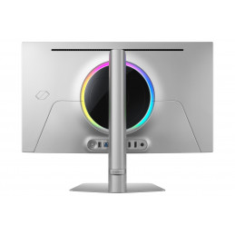 Samsung G81SF tietokoneen litteä näyttö 68,6 cm (27") 3840 x 2160 pikseliä 4K Ultra HD OLED Hopea