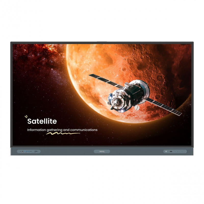 BenQ RP8604 Interaktiivinen valkotaulu 2,18 m (86") 3840 x 2160 pikseliä Kosketusnäyttö Musta