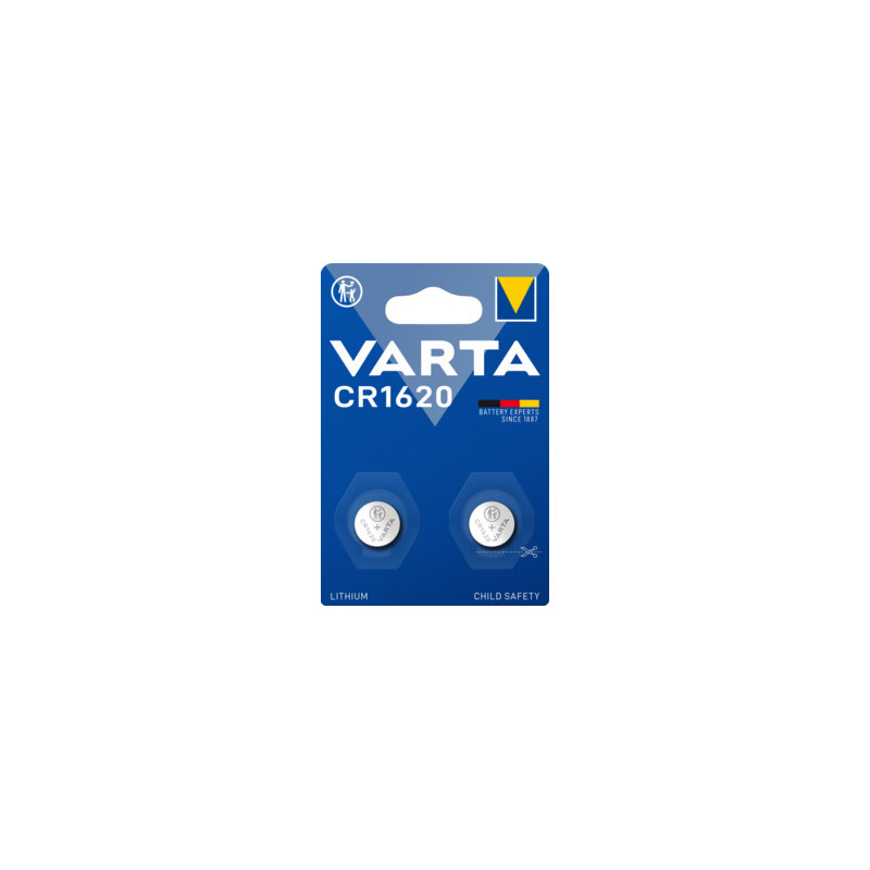 Varta 06620 Ladattava akku CR1620 Litium
