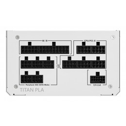 Montech TITAN PLA 1000W virtalähdeyksikkö 20+4 pin ATX ATX Valkoinen