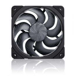 Noctua NF-A12x25 G2 PWM Sx2-PP chromax.black Tietokonekotelo Tuuletin 12 cm Musta 2 kpl