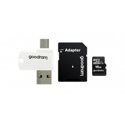 Goodram M1A4 All in One 16 GB MicroSDHC UHS-I Luokka 10