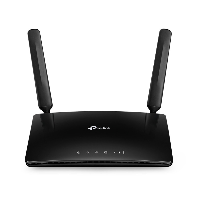 TP-LINK TL-MR150 langaton reititin Nopea Ethernet Yksi kaista (2,4 GHz) 3G 4G Musta