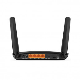 TP-LINK TL-MR150 langaton reititin Nopea Ethernet Yksi kaista (2,4 GHz) 3G 4G Musta