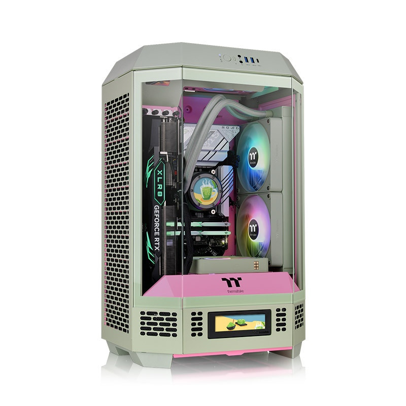 Thermaltake Tower 300 Matcha Plum Micro Tower Luumu