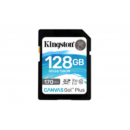 Kingston Technology Canvas Go! Plus flash-muisti 128 GB SD UHS-I Luokka 10