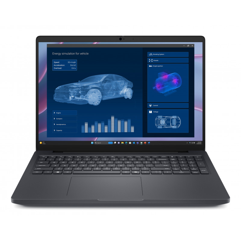 DELL Pro Max 16 MC16255 Copilot+ PC AMD Ryzen AI 7 PRO PRO 350 Mobiilityöasema 40,6 cm (16") Full HD+ 32 GB LPDDR5x-SDRAM 1 TB