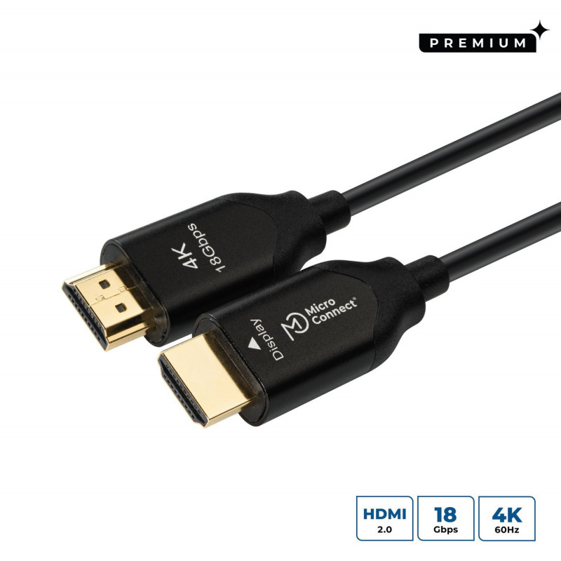 Microconnect HDM191970V2.0OP HDMI-kaapeli 70 m HDMI-tyyppi A (vakio) Musta