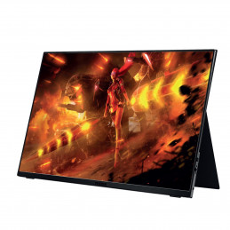Nilox NXMP16FHD1201 Kannettava televisio ja näyttö Kannettava näyttö Musta 40,9 cm (16.1") LED 1920 x 1080 pikseliä