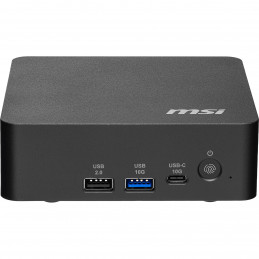 MSI Cubi NUC AI+ 3MG-005BEU Kuutio Musta 322 Intel® SoC FCBGA2540 Sisäiset kaiuttimet