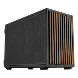 Lian Li B4-mATX Wood Mini Tower Musta, Puu