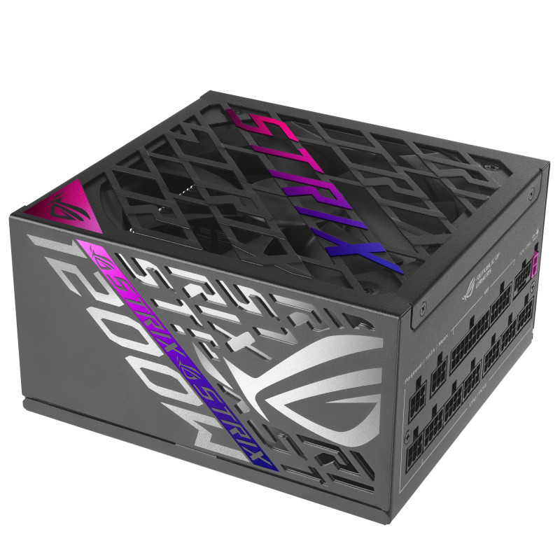 ASUS ROG -STRIX-1200P-GAMING-E virtalähdeyksikkö 1200 W 20+4 pin ATX ATX Musta, Monivärinen