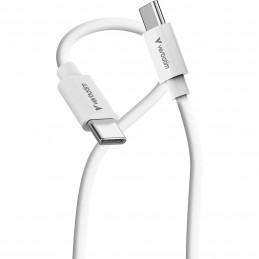 Verbatim 32391 USB-kaapeli USB 2.0 1 m USB C 0,48 Gbit s 60 W Musta, Valkoinen