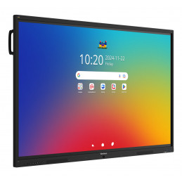 Viewsonic IFP6541 Interaktiivinen valkotaulu 165,1 cm (65") 3840 x 2160 pikseliä Kosketusnäyttö Musta