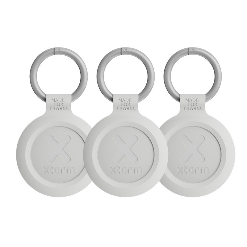 Xtorm XTAG2GA10-3PACK GPS-seurantalaite ja -etsin Universaali Älyavainketju Valkoinen