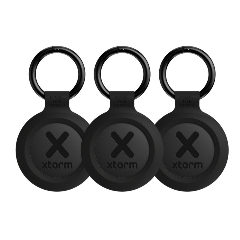 Xtorm XTAG2GA11-3PACK GPS-seurantalaite ja -etsin Universaali Älyavainketju Musta