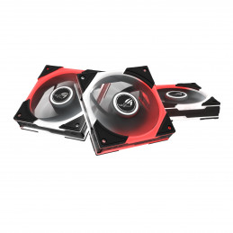 ASUS ROG Eurux GR120 ARGB Fan Triple Pack Tietokonekotelo Tuuletin 12 cm Musta 3 kpl