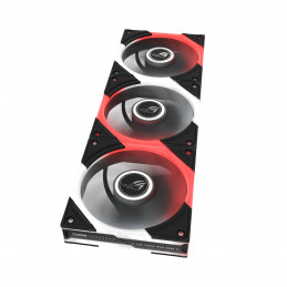 ASUS ROG Eurux GR120 ARGB Reverse Fan - Triple Pack Tietokonekotelo Tuuletin 12 cm Musta, Valkoinen 3 kpl