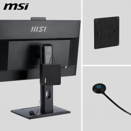 MSI Cubi NUC AI+ 3MG-002EU Copilot+ PC Intel Core Ultra 9 386H 32 GB DDR5-SDRAM 1 TB SSD Windows 11 Pro Mini PC Musta