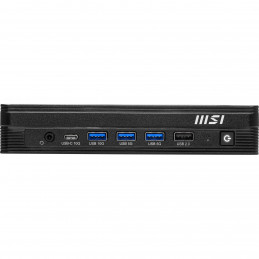 MSI Pro DP10 A14MG-004EU tietokone työasema Intel® Pentium® Gold G7400 8 GB DDR5-SDRAM 128 GB SSD Windows 11 Pro Mini PC Musta