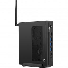 MSI Pro DP10 A14MG-004EU tietokone työasema Intel® Pentium® Gold G7400 8 GB DDR5-SDRAM 128 GB SSD Windows 11 Pro Mini PC Musta