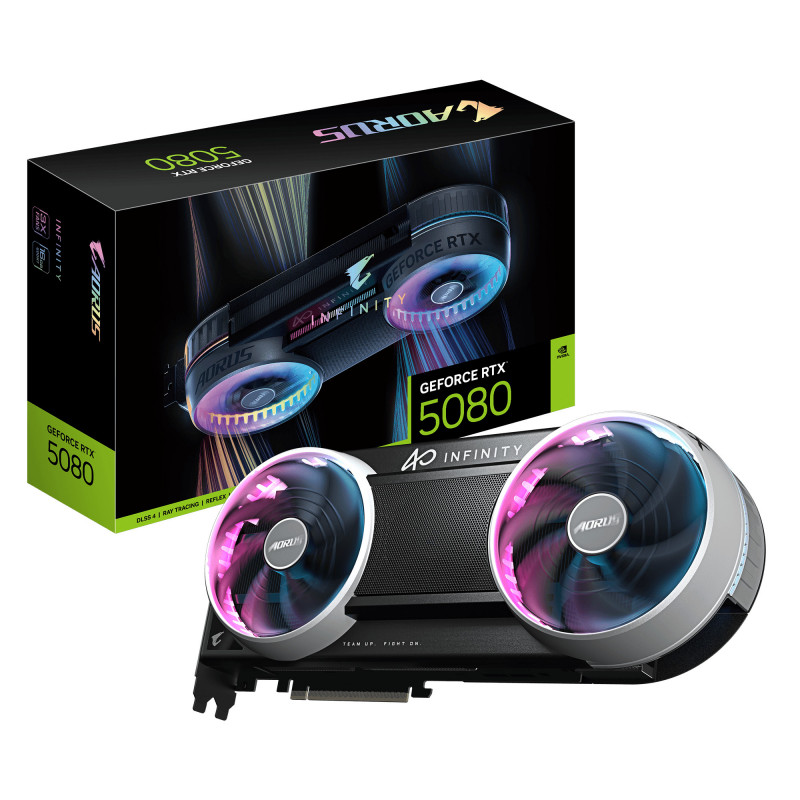 GIGABYTE AORUS GeForce RTX 5080 INFINITY 16G NVIDIA 16 GB GDDR7