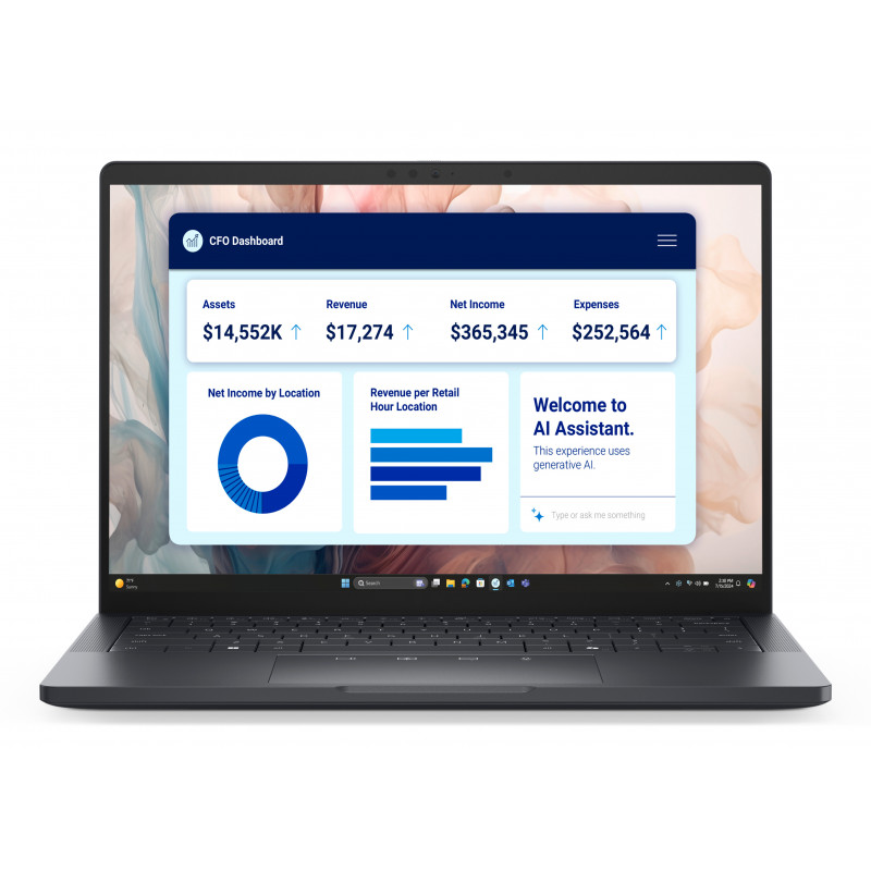 DELL Pro 13 Premium PA13250 Copilot+ PC Intel Core Ultra 7 268V Kannettava tietokone 33,8 cm (13.3") Kosketusnäyttö Quad HD+ 32