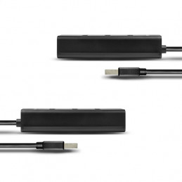 Axagon HUE-S2BP keskitin USB 3.2 Gen 1 (3.1 Gen 1) Type-A 5000 Mbit s Musta