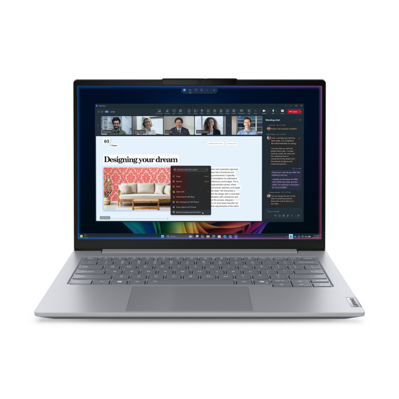 Lenovo ThinkBook 14 G9 IPL Copilot+ PC Intel Core Ultra 5 325 Kannettava tietokone 35,6 cm (14") WUXGA 16 GB DDR5-SDRAM 512 GB