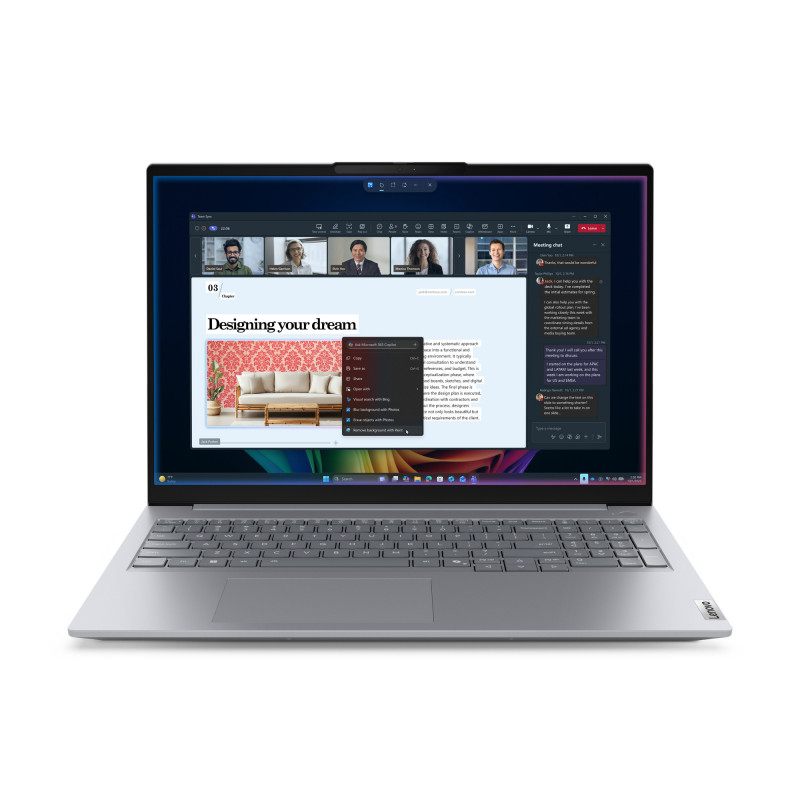 Lenovo ThinkBook 16 G9 IPL Copilot+ PC Intel Core Ultra 5 325 Kannettava tietokone 40,6 cm (16") WUXGA 16 GB DDR5-SDRAM 512 GB