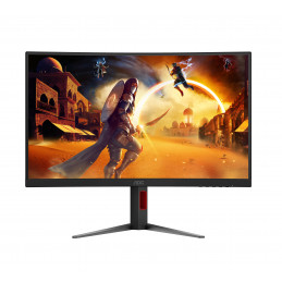 AOC G4 CQ27G4Z2P tietokoneen litteä näyttö 68,6 cm (27") 2560 x 1440 pikseliä Quad HD LCD Musta, Punainen