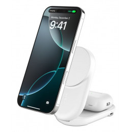 Belkin Qi2 Fitness tracker, Kuulokkeet, Älypuhelin, Älykello Valkoinen USB Langaton lataaminen Pikalataus Sisätila