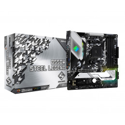 Asrock B550M Steel Legend AMD B550 Kanta AM4 mikro ATX