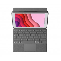 Logitech Combo Touch Grafiitti Smart Connector QWERTY Pohjoismainen