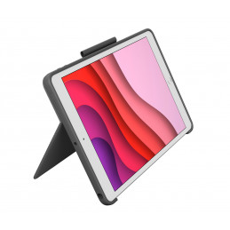 Logitech Combo Touch Grafiitti Smart Connector QWERTY Pohjoismainen