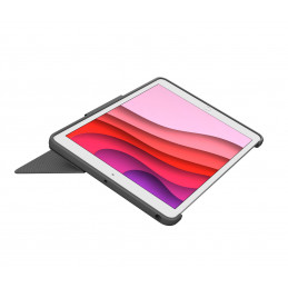 Logitech Combo Touch Grafiitti Smart Connector QWERTY Pohjoismainen