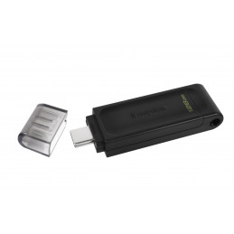 Kingston Technology DataTraveler 70 USB-muisti 128 GB USB Type-C 3.2 Gen 1 (3.1 Gen 1) Musta