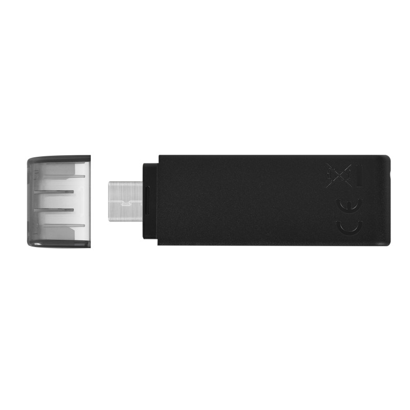 Kingston Technology DataTraveler 70 USB-muisti 32 GB USB Type-C 3.2 Gen 1 (3.1 Gen 1) Musta