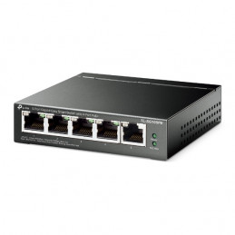 TP-LINK TL-SG105PE verkkokytkin Hallitsematon L2 Gigabit Ethernet (10 100 1000) Power over Ethernet -tuki Musta